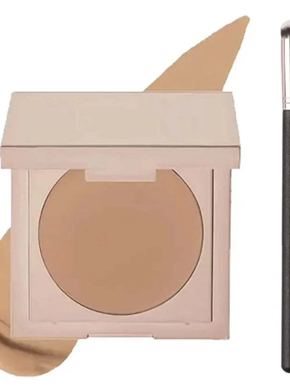 Concealer 1 Sec Bye 2 Dark Circles Compact Light-Med Peach W/A $30 Brush Sealed